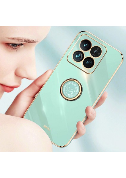 Xiaomi 14 Elektroklokalı Anti-Drop Anti Tonsum Tpu Kapak Ring Kickstand (Yurt Dışından) modelleri