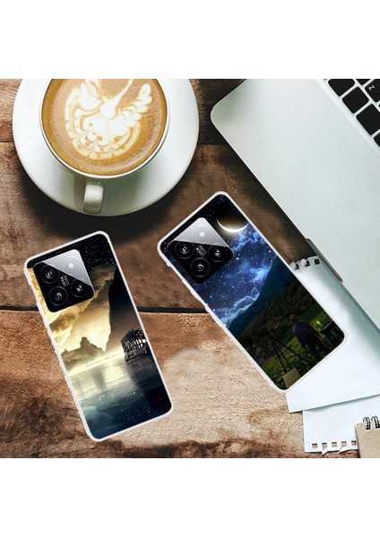 Xiaomi 14 Tpu Kılıf Anti-Damla Desen Baskı Telefon Koruyucu Arka Kapak (Yurt Dışından) fırsatları