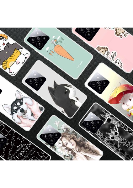 Xiaomi 14 Tpu Kılıf Anti-Damla Desen Baskı Telefon Koruyucu Arka Kapak (Yurt Dışından) indirimleri