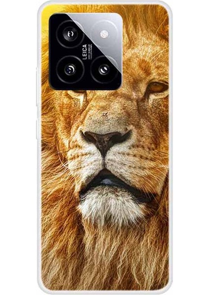 Xiaomi 14 Desen Baskısı Slim Anti-Driop Tpu Telefon Koruyucu Kapak (Yurt Dışından)