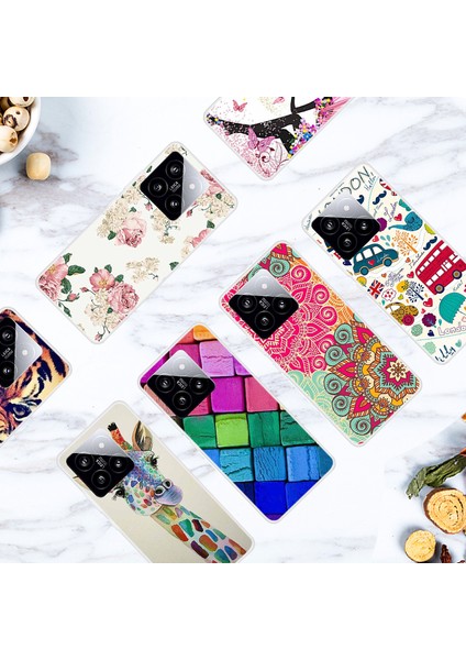Xiaomi 14 Desen Baskısı Slim Anti-Driop Tpu Telefon Koruyucu Kapak (Yurt Dışından) fırsatları