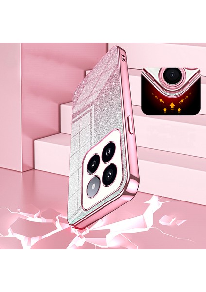 Xiaomi 14 Pro Drop Proof Glitter Shell Hassas Kesim Tpu Cep Telefon Kılıfı (Yurt Dışından) fırsatları