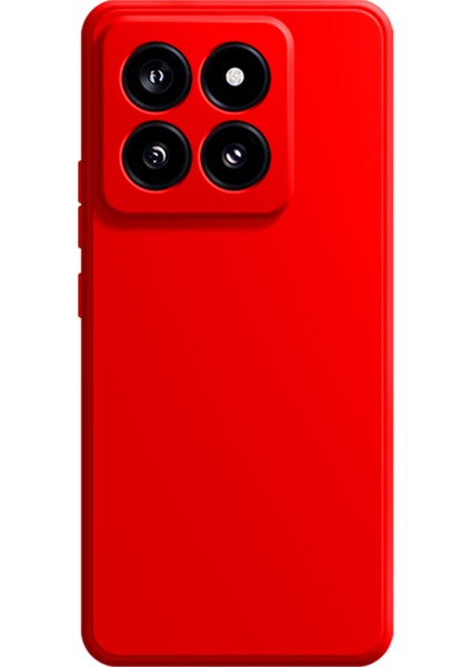 Xiaomi 14 Yumuşak Tpu Kasası Düz Kenar Anti-Fall Şok Geçirmez Telefon Kapağı (Yurt Dışından)