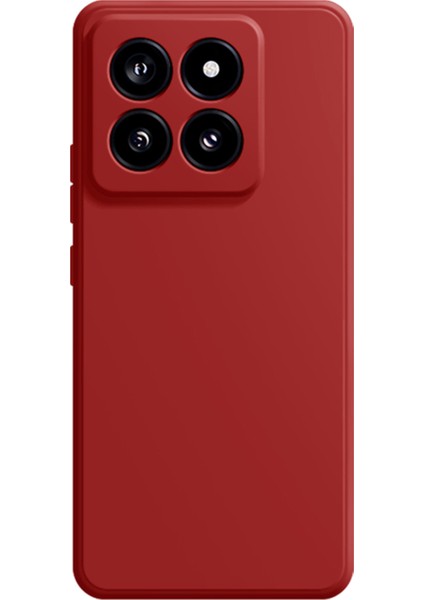 Xiaomi 14 Yumuşak Tpu Kasası Düz Kenar Anti-Fall Şok Geçirmez Telefon Kapağı (Yurt Dışından)