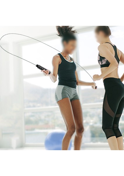 2 Adet Fitness Teli Atlama Ipi-Siyah (Yurt Dışından)
