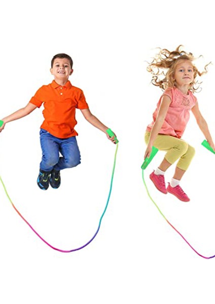 6 Adet Yedi Renkli Atlama Ipi-Mavi*2+Pembe*2+Sarı+Yeşil (Yurt Dışından)