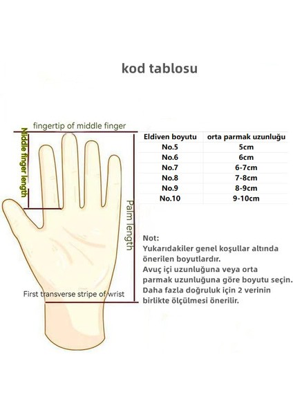 Bilek Bandajlı Kaleci Eldiveni 5-6-7-8-9-10 Numara (Yurt Dışından)