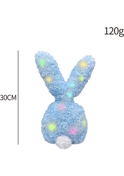 30CM Parlayan Işık Paskalya Peluş Tavşan Peluş Oyuncak (Yurt Dışından) fiyatları