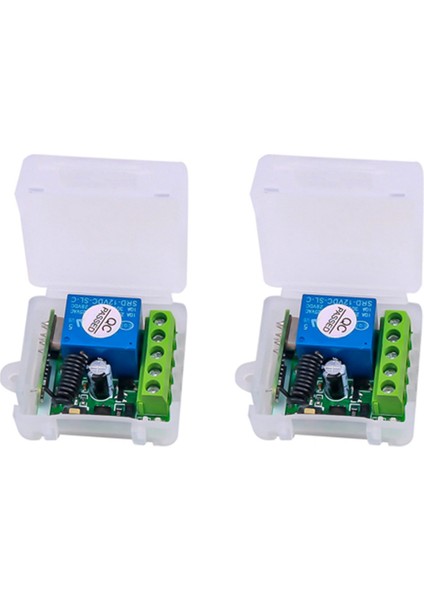 Dc 12V 1ch Rf Röle Alıcı 433MHZ Evrensel Anahtar Modülü Dıy Kiti (Yurt Dışından)