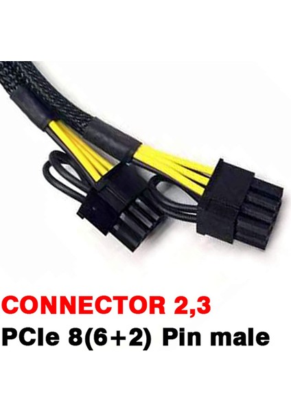 Pcı-E Pcı Express Güç Adaptörü Gpu VGA Y-Bölücü Uzatma Kablosu (Yurt Dışından) fiyatları