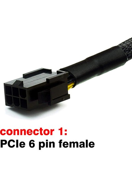 Pcı-E Pcı Express Güç Adaptörü Gpu VGA Y-Bölücü Uzatma Kablosu (Yurt Dışından) indirimleri