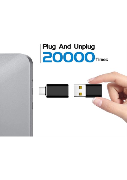 Iphone/pc Için 4'lü Paket USB C'den Usb'ye Adaptör ve Usb'den USB C'ye Adaptör (Yurt Dışından)