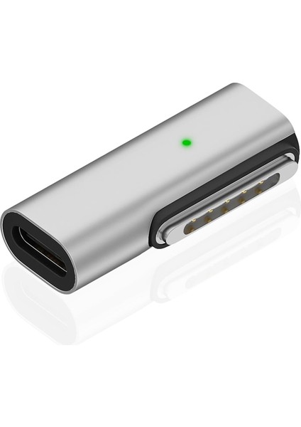 140W 90 Derece USB C'den Manyetik 3'lü Şarj Adaptörüne (Yurt Dışından)