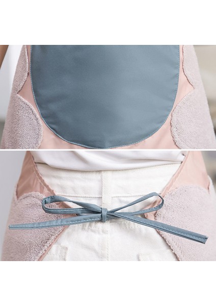 Moda Ev Önlüğü El Silme Boyundan Bağlı Su Geçirmez Sarı (Yurt Dışından) fırsatları