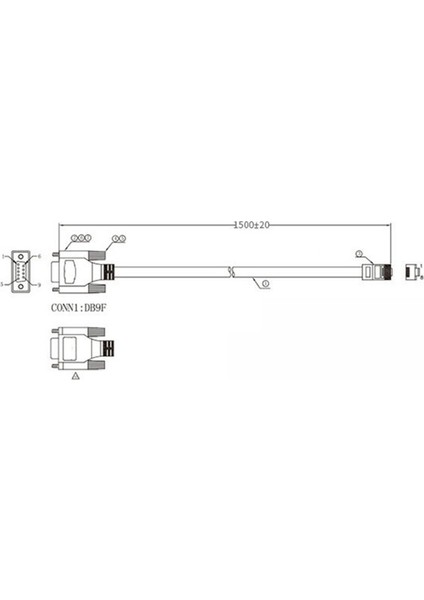 RJ45 Ağ Kablosu Seri Kablo RJ45'TEN Db9'a ve RS232'DEN Usb'ye (2'si 1 Arada) (Yurt Dışından)