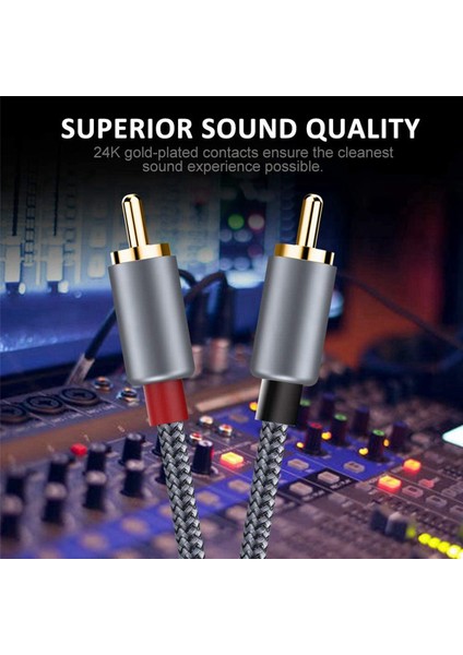 Rca Stereo Kablo, 2rca Erkek - 2rca Erkek Stereo Ses Kablosu (Yurt Dışından) fiyatları