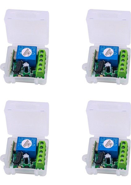 Dc 12V 1ch Rf Röle Alıcı 433MHZ Evrensel Anahtar Modülü Dıy Kiti (Yurt Dışından)