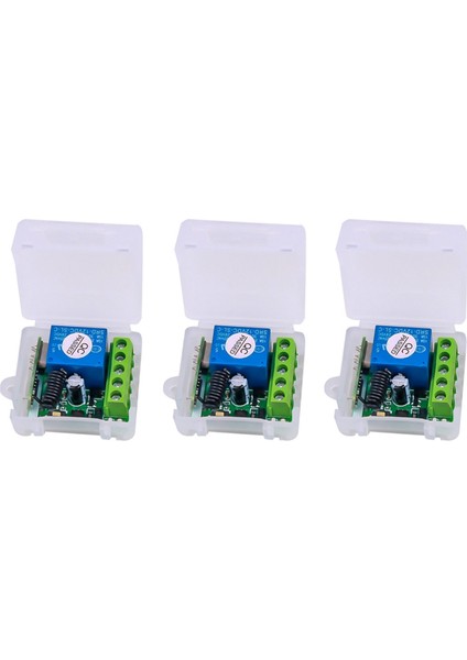Dc 12V 1ch Rf Röle Alıcı 433MHZ Evrensel Anahtar Modülü Dıy Kiti (Yurt Dışından)