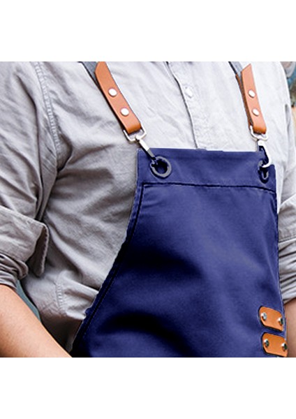 Mutfak Önlüğü Denim Iş Elbisesi-Lacivert (Yurt Dışından) fırsatları