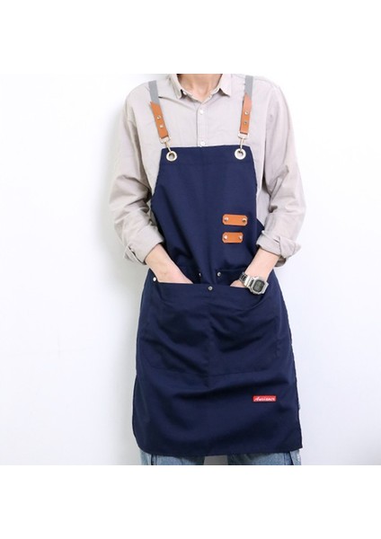 Mutfak Önlüğü Denim Iş Elbisesi-Lacivert (Yurt Dışından) indirimleri