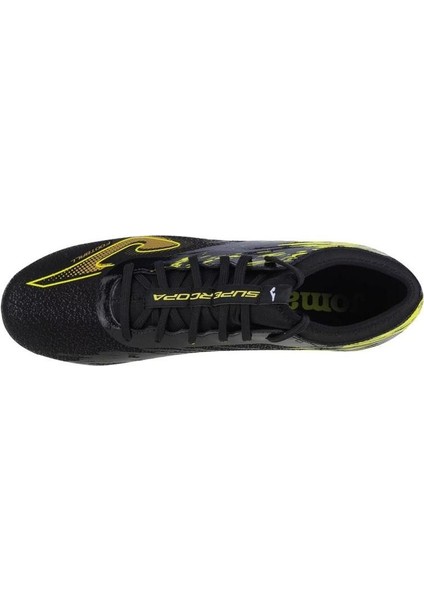Supercopa 2301 Black Lemon Fluor Firm Ground Erkek Siyah Krampon SUPW2301FG