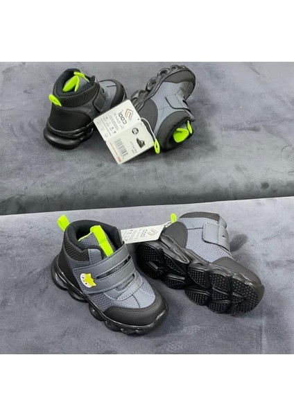 Ysf Riwi Patik Çocuk Bot Sneaker Ayakkabı Füme