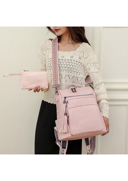 Sırt Çantası Hafif Kız Vintage Sırt Çantası Büyük Kapasiteli Bayan Sırt Çantası Backpack Tek Çanta (Yurt Dışından) fiyatları