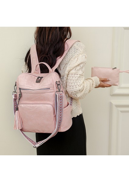 Sırt Çantası Hafif Kız Vintage Sırt Çantası Büyük Kapasiteli Bayan Sırt Çantası Backpack Tek Çanta (Yurt Dışından) modelleri