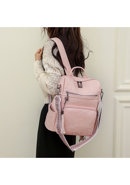 Sırt Çantası Hafif Kız Vintage Sırt Çantası Büyük Kapasiteli Bayan Sırt Çantası Backpack Tek Çanta (Yurt Dışından) fırsatları
