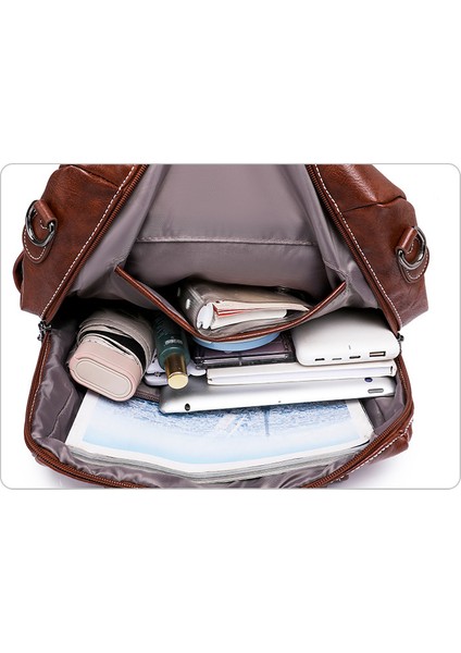 Sırt Çantası Hafif Kız Vintage Sırt Çantası Büyük Kapasiteli Bayan Sırt Çantası Backpack Tek Çanta (Yurt Dışından) fırsatları