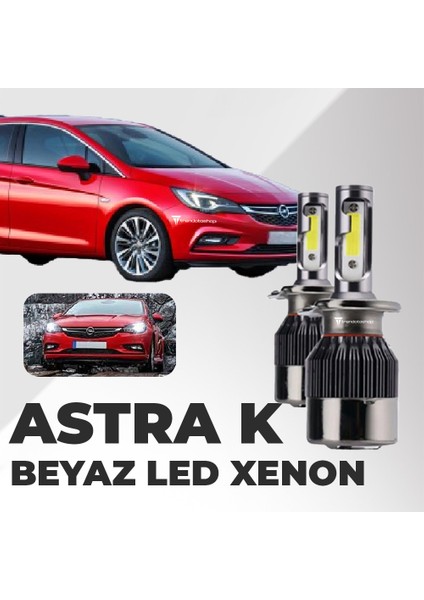 Opel Astra K Ile Uyumlu Uzun LED Xenon Far Ampulü: Şimşek Etkili