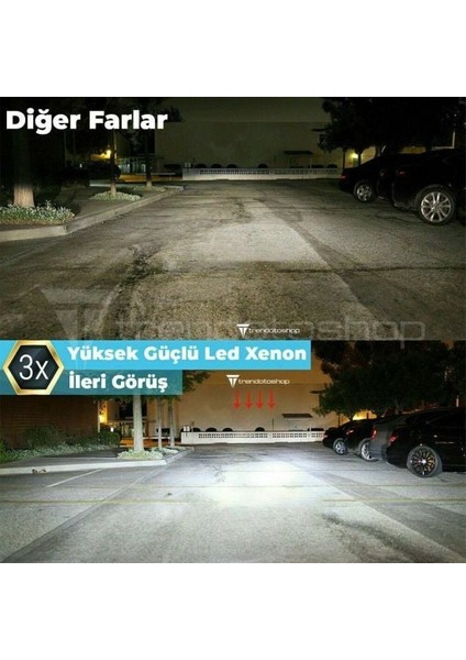 Opel Astra K Ile Uyumlu Uzun LED Xenon Far Ampulü: Şimşek Etkili