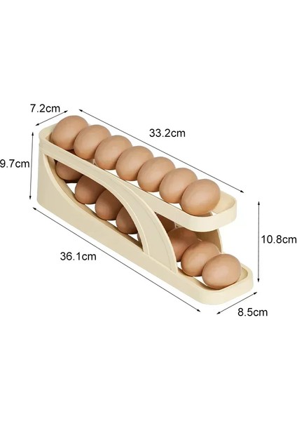 Standı Saklama Kutusu Yumurta Sepeti Konteyner Organizatör Rulo Buzdolabı Yumurta Dağıtıcı Mutfak (Yurt Dışından)