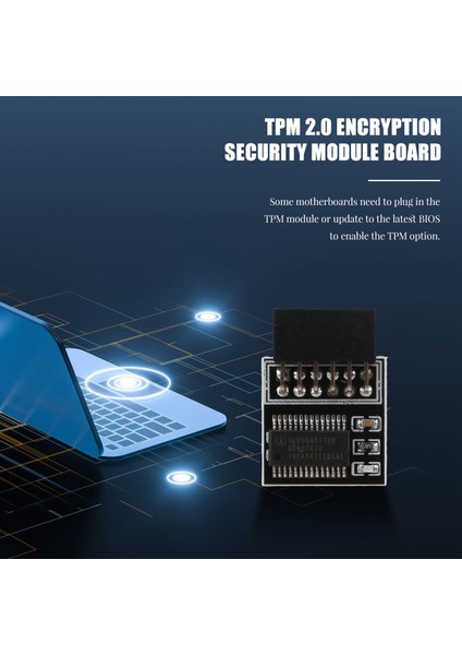 2.0 Şifreleme Güvenlik Modülü Uzaktan Kart LPC-12PIN Modülü Için 12PIN Lpc Tpm2.0 Lpc 12 Pin Güvenlik Modülü (Yurt Dışından)