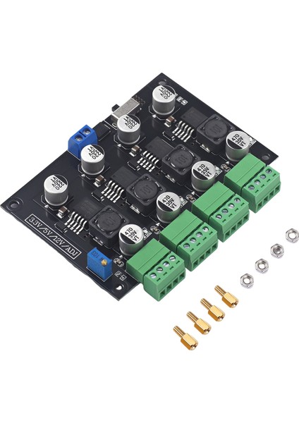 LM2596 Çok Kanallı Anahtarlama Güç Kaynağı 3.3V/5V/12V/ADJ Ayarlanabilir Gerilim Çıkışı Güç Kaynağı Modülü (Yurt Dışından)
