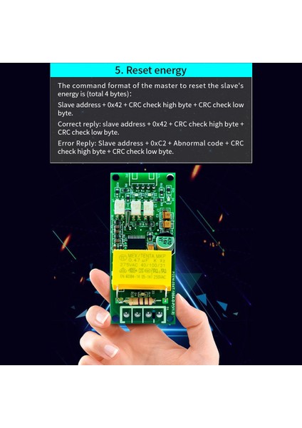 100A Pzem 004T 3.0 Sürüm Wattmetre + Yakın Ct Kwh Metre Volt Amp Akım Test Modülü Ttl Com2/com3/com4 (Yurt Dışından)