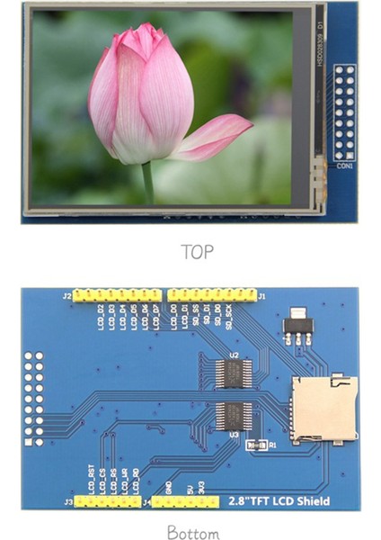 2,8 Inç Tft LCD Dokunmatik Ekran Renkli Modül Çok Fonksiyonlu Taşınabilir Takılabilir / ILI9341 (Yurt Dışından)