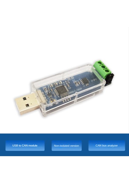 Canable Usb'den Dönüştürücü Modüle Can Canbus Hata Ayıklayıcı Analizörü Adaptörü Candlelight TJA1051T/3 Yalıtılmamış Sürüm Canable (Yurt Dışından)