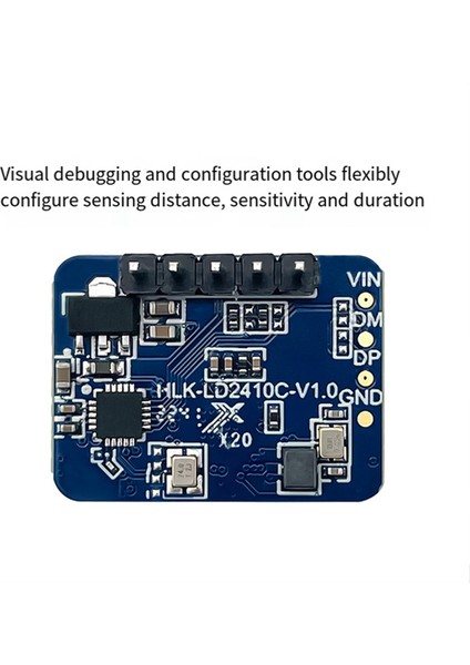 24G Mmwave LD2410C Insan Varlığı Radar Sensörü Hareket Algılama Modülü (Yurt Dışından)