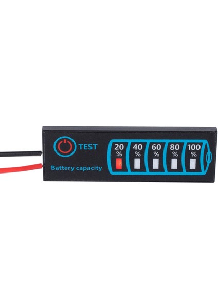 LED Güç Ekran Kartı DC5-30V 12V 24V Güç Göstergesi Lityum Kurşun Asit Akü Genel Güç Göstergesi (Yurt Dışından)