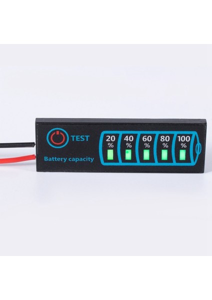 LED Güç Ekran Kartı DC5-30V 12V 24V Güç Göstergesi Lityum Kurşun Asit Akü Genel Güç Göstergesi (Yurt Dışından)