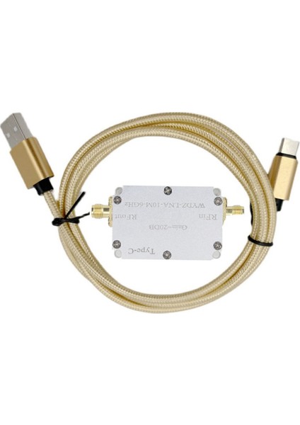 10M-6GHZ Düşük Gürültü Amplifikatörü Kazanç Yüksek Düzlük Lna Rf Sinyal Sürüş Alıcısı Radyo Fm Radyo Için Ön Uç (40DB) (Yurt Dışından)