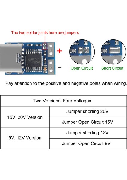 Adet PDC004-PD Pd Decoy Modülü Usb-C Pd 20V Dc Sabit Gerilim Güç Tetikleme Modülü 5A Tip-C Dişi Giriş Dizüstü Bilgisayar Için (Yurt Dışından) indirimleri