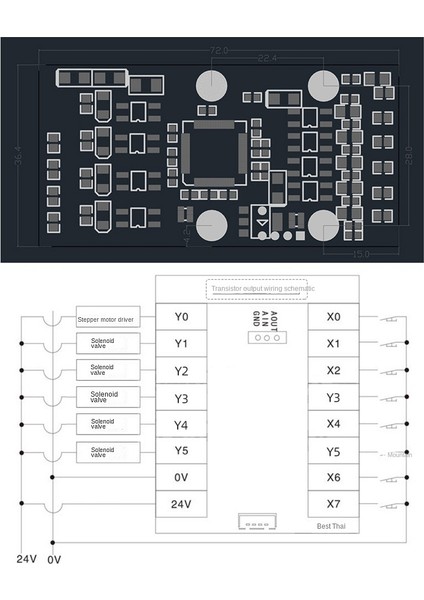Plc Endüstriyel Kontrol Kartı Plc Modülü FX1N-10MT Analog Giriş (Yurt Dışından)