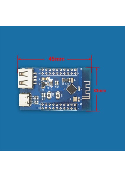Bluetooth 5.3 Rf2.4g Mikrodenetleyici Çok Işlevli Taşınabilir Düşük Güç Bluetooth Çift USB Rısc-V Modülü (Yurt Dışından)