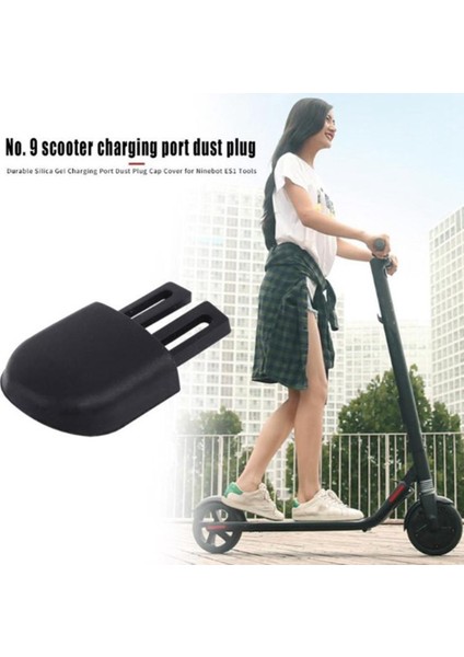Elektrikli Scooter Şarj Portu Toz Fişi Ninebot Es2 Es1 Es3 Es4 Scooter Aksesuarları Ninebot Scooter Parçaları (Yurt Dışından)