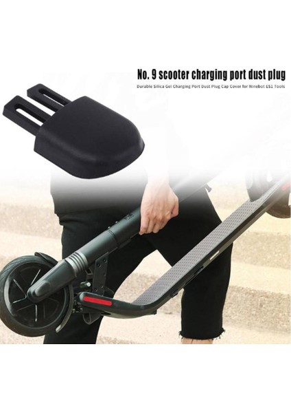 Elektrikli Scooter Şarj Portu Toz Fişi Ninebot Es2 Es1 Es3 Es4 Scooter Aksesuarları Ninebot Scooter Parçaları (Yurt Dışından)