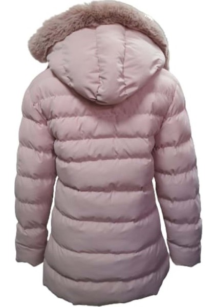 Burberry B01481 Çocuk Kız Şişme Dolum Kapüşonlu Kaban - B01481 - Pembe fiyatları