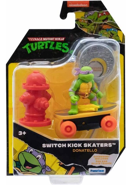 Tmnt Switch Kick Skaters Figür TU812001 - Donatello