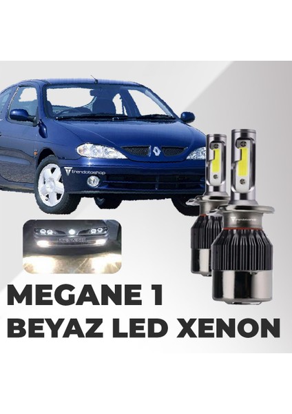 Renault Megane 1 (1999-2003) Ile Uyumlu Sis LED Xenon Far Ampulü: Şimşek Etkili